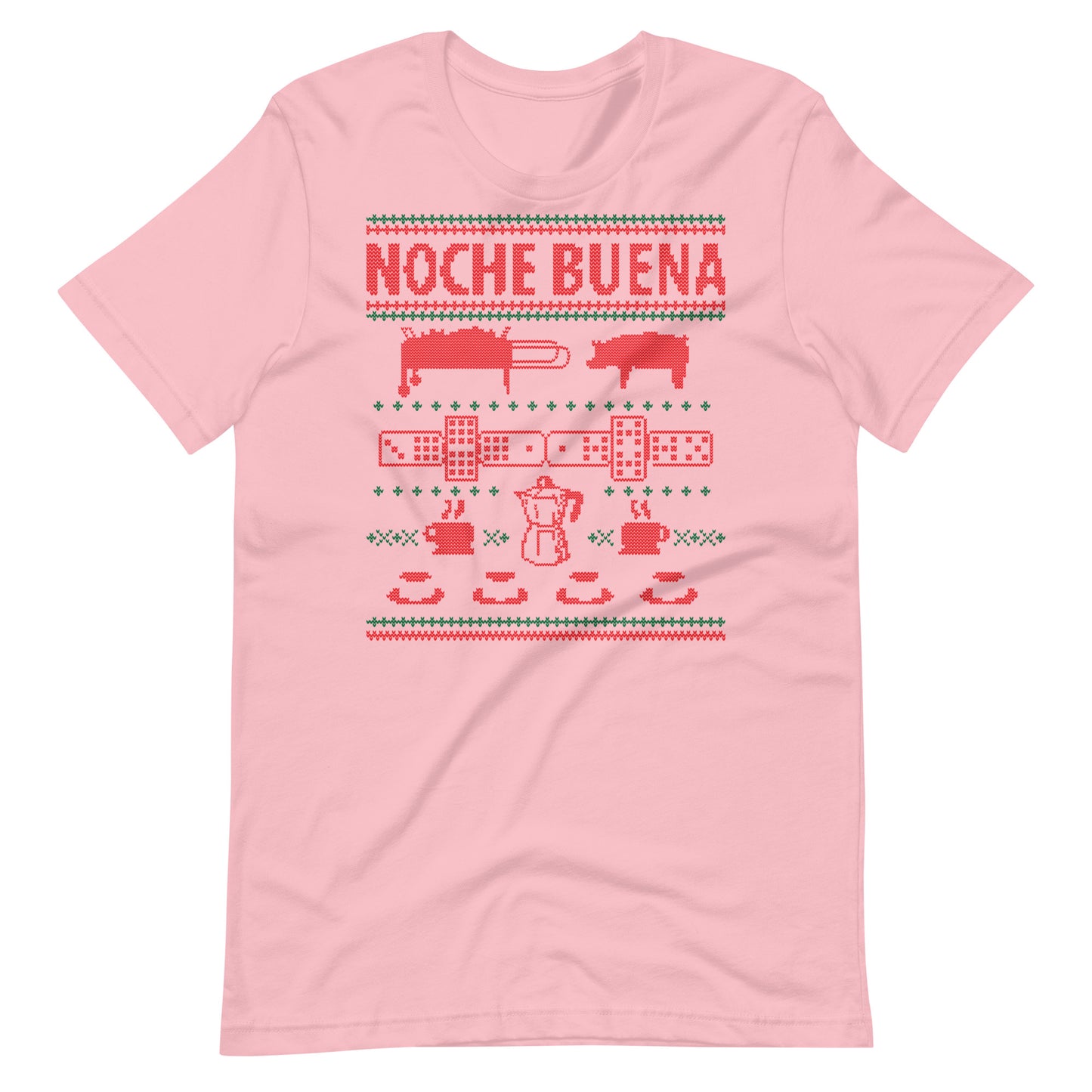 Noche Buena Ugly Xmas T-Shirt (Pink)