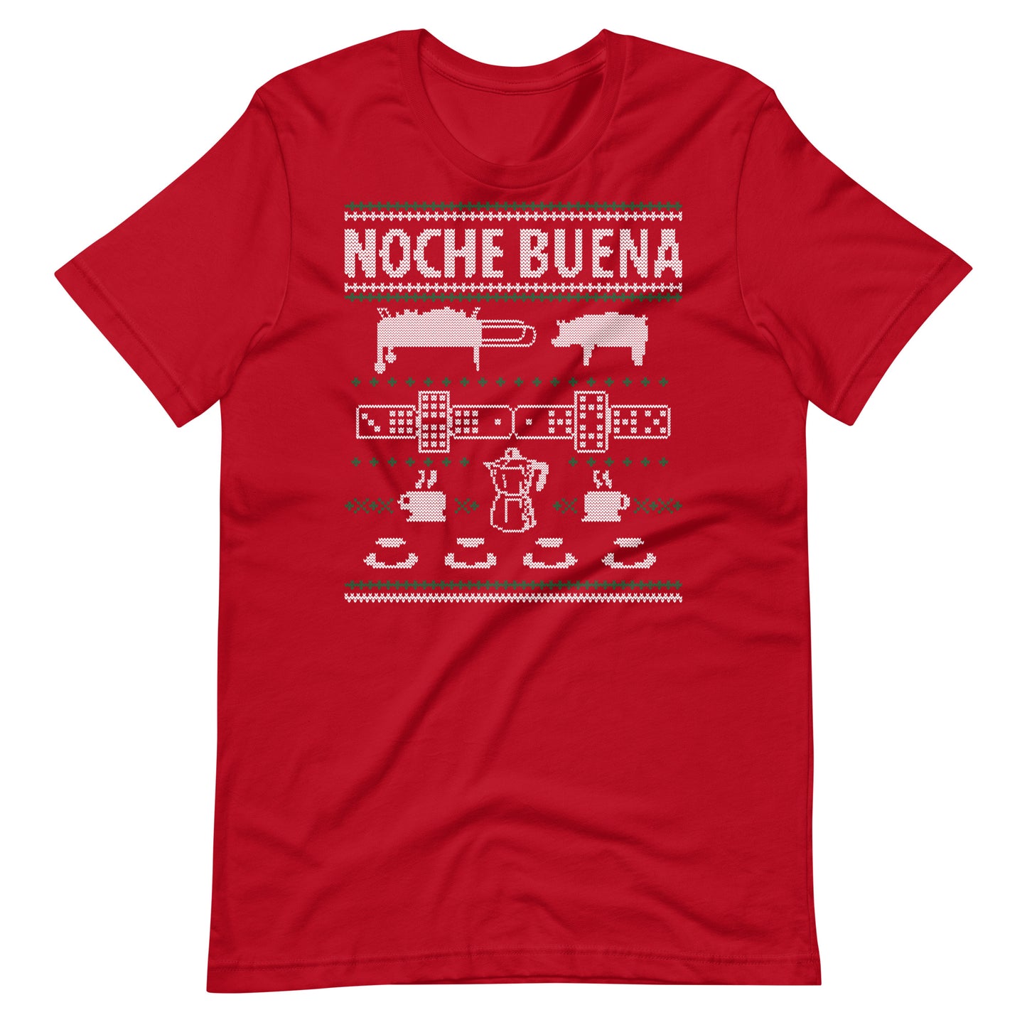 Noche Buena Ugly Xmas T-Shirt (Red)