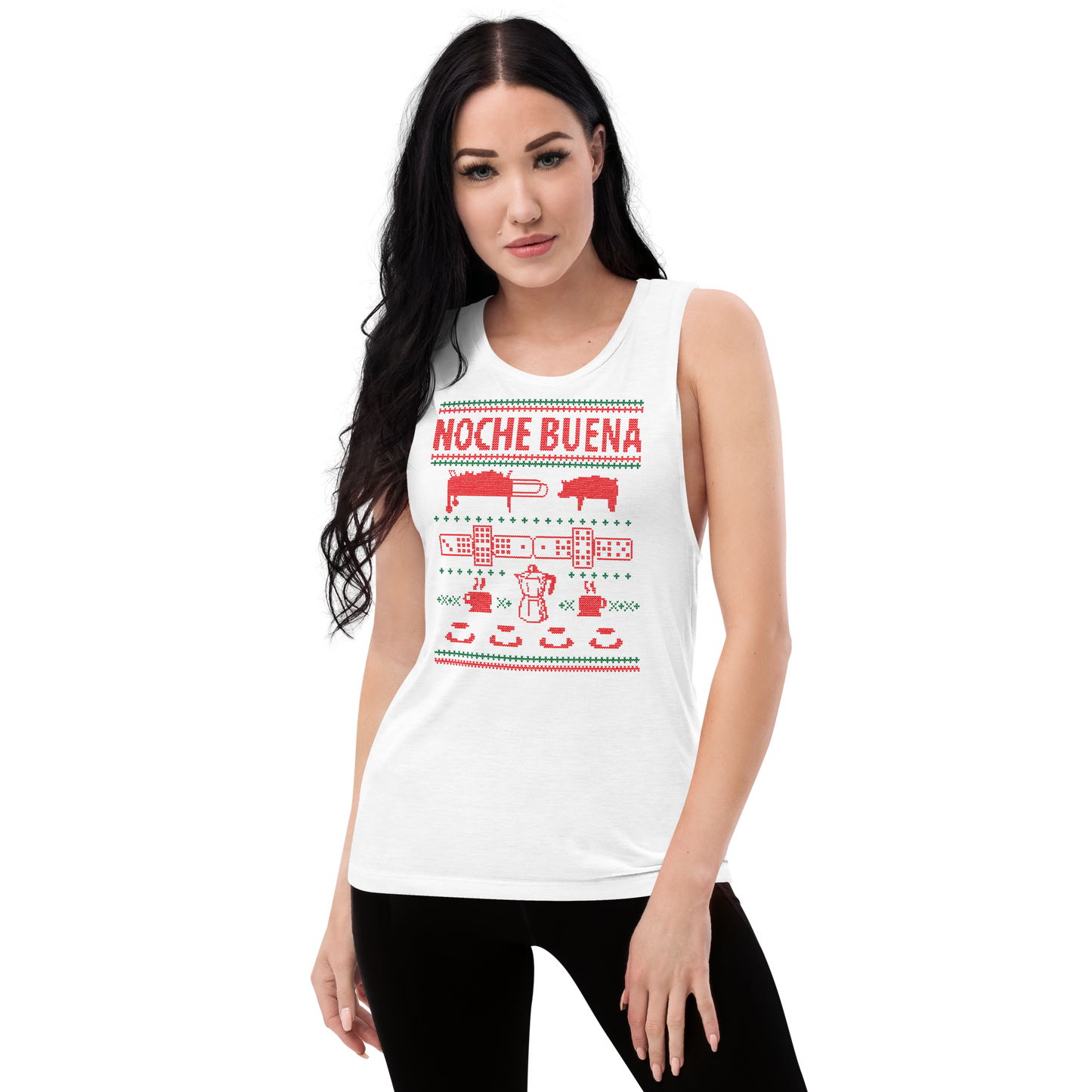 Noche Buena Ladies’ Muscle Tank