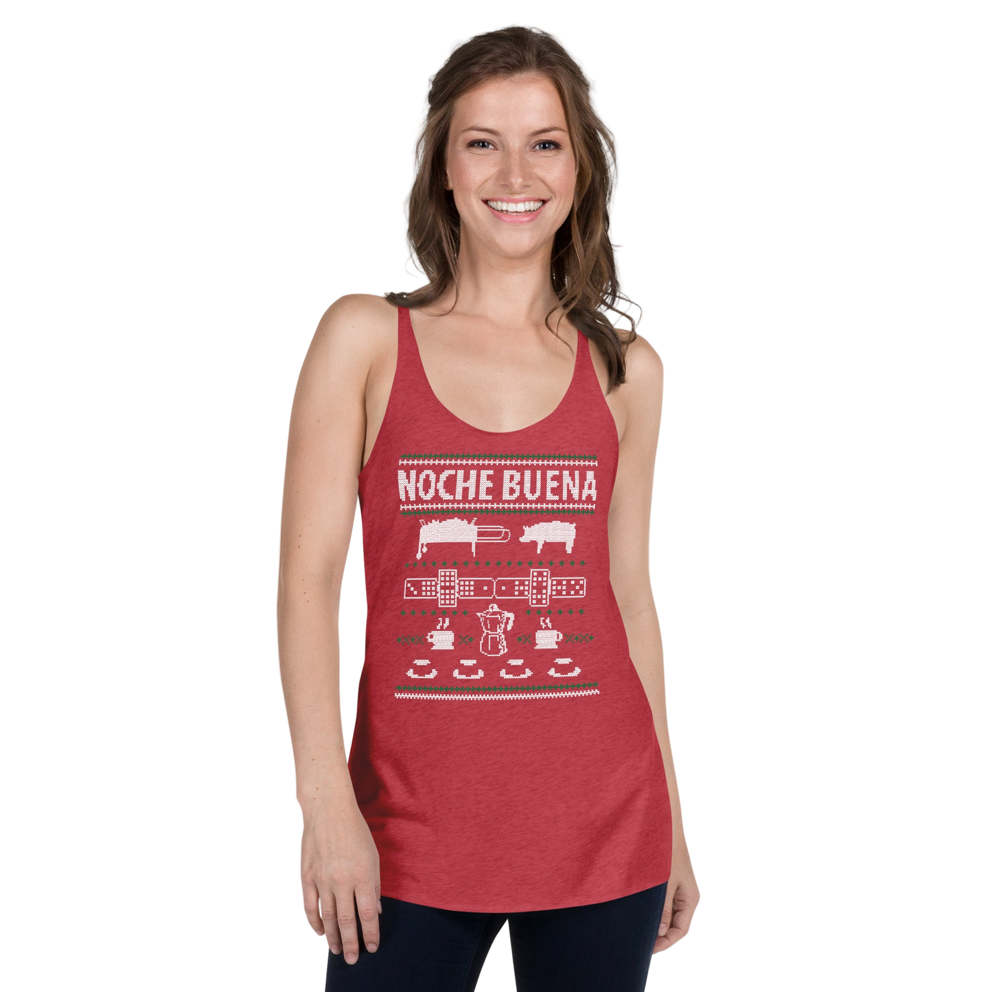 Noche Buena Red Women's Racerback Tank